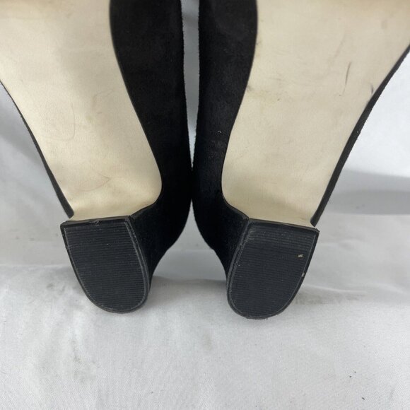 Career Moves Avila Vintage 90s Suede Ballerina Block Heel Shoes - Picture 14 of 14